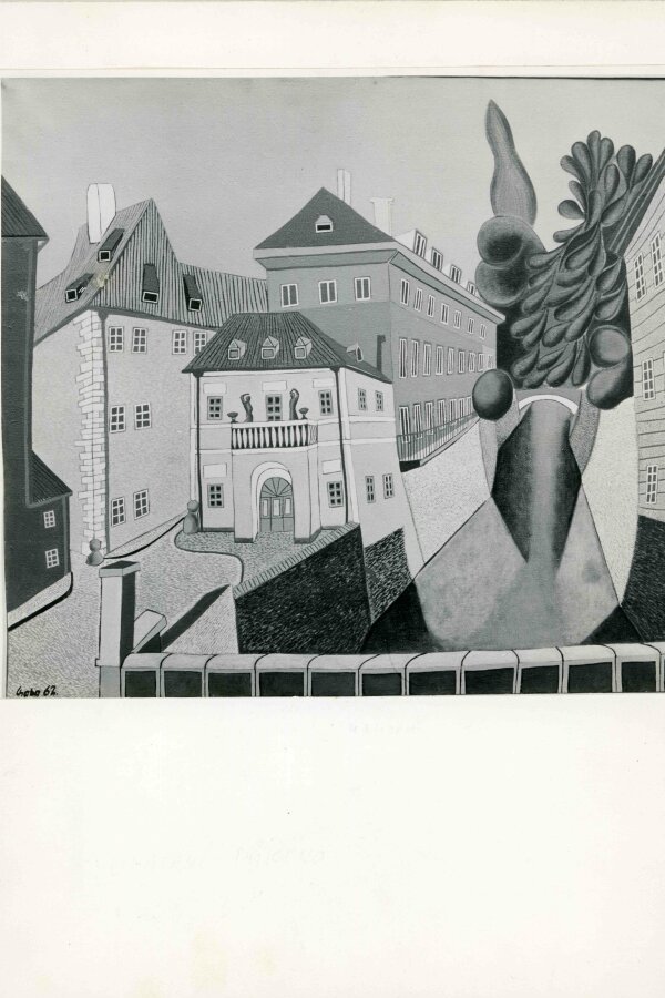 Karel Chaba, Na Čertovce, 1962, olej na plátně